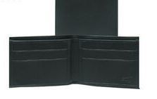 Black Harness Leather Bill Fold Wallet