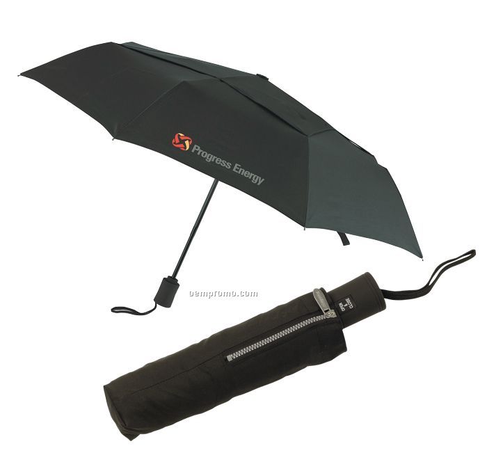 Executive Vented Mini Automatic Open / Close Folding Umbrella
