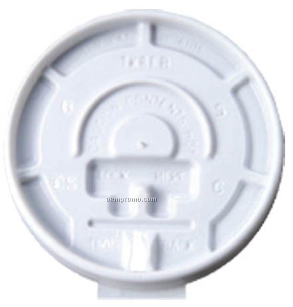 White Tear-back Lids (Fits 10 Oz. To 20 Oz. Paper Hot/ Cold Cup)