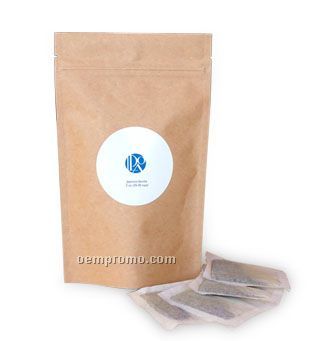20 Ice Tea Bags In Paper/Foil Or Rice Paper Zip Lock Bag