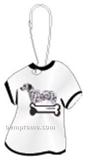Dalmatian Dog T-shirt Zipper Pull