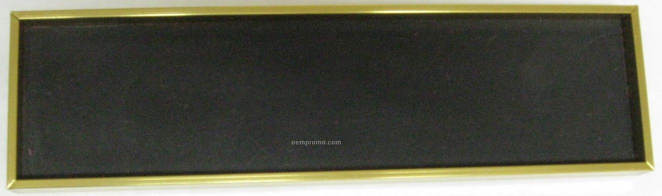 Elegant Gold Wall Name Plate Holder - Holder Only (8")