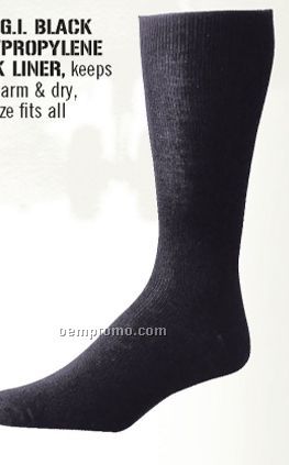 Gi Black Polypropylene Sock Liner