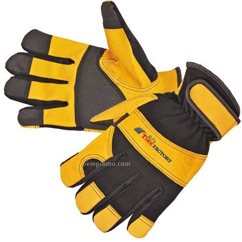 Golden Grain Pigskin Mechanic Gloves (S-2xl)