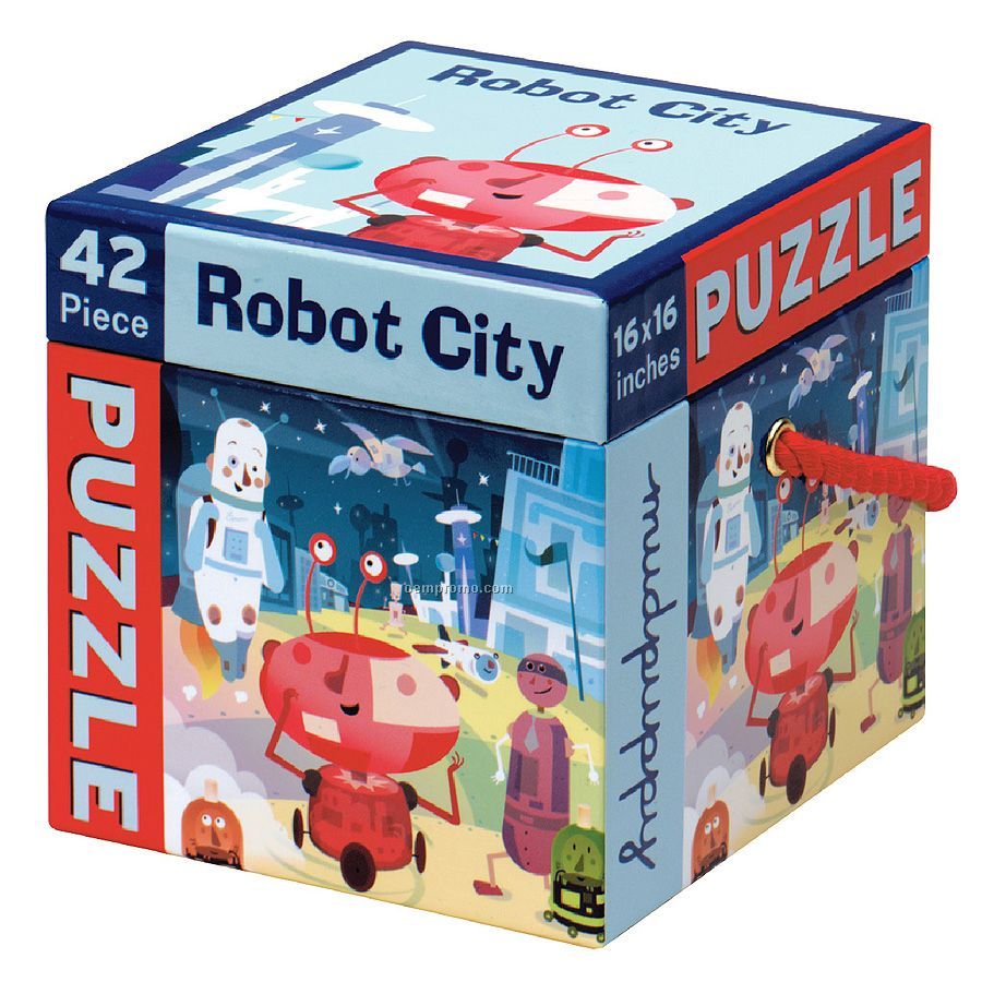 Robot City 42-piece Puzzle