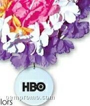 Solid Silk Flower Leis Assortment With Medallions (Printed)