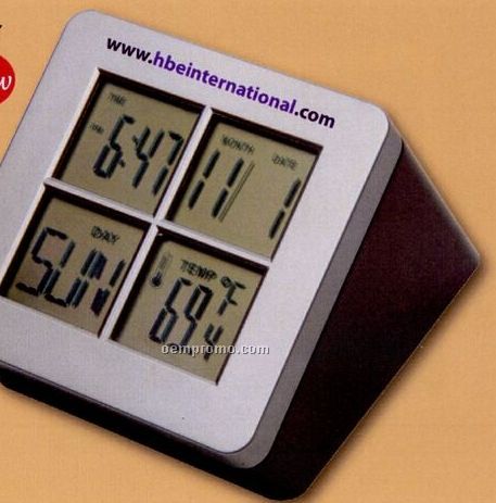 Multi-function Thermometer With Atomic Clock