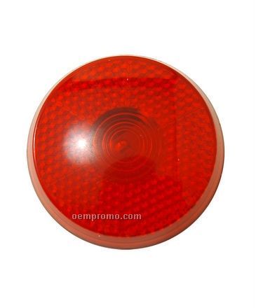 Red Round Light Up Reflector