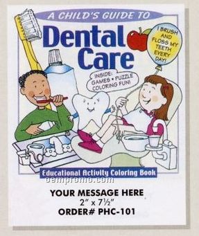 Stock Health Theme - Dental Care Coloring Book