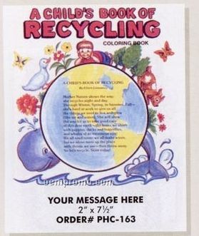 Stock Environmental Theme - Recycling Coloring Book