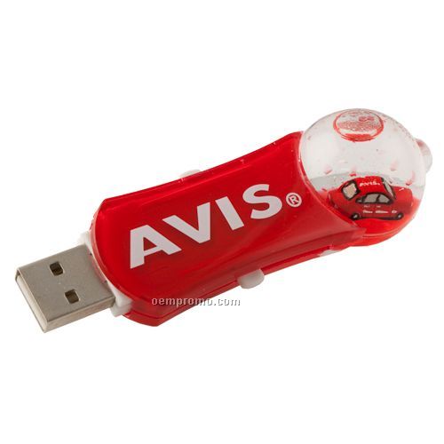 Aqua Dome USB Flash Drive - 1gb