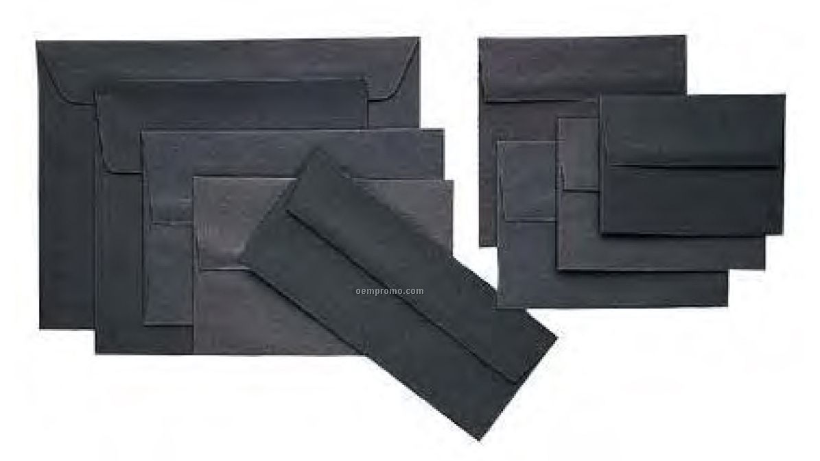 Black Linen Envelopes