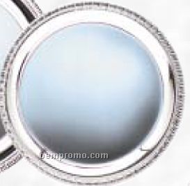 8" Round Silver Plated Tray