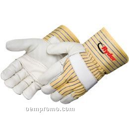 Grain Cowhide Work Gloves (Large)