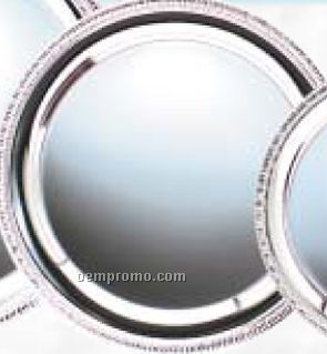 10" Round Silver Plated Tray