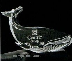 Acrylic Paperweight Up To 16 Square Inches / Whale
