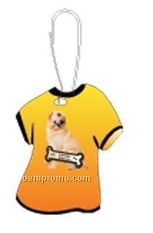 Labrador Retriever Dog T-shirt Zipper Pull