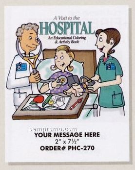 Stock Health Theme - A Visit To The Hospital Coloring Book