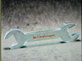 Acrylic Paperweight Up To 16 Square Inches / Wrench
