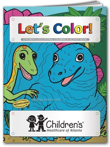 Fun Pack Coloring Book W/ Crayons - Let's Color With Donald Dinosaur