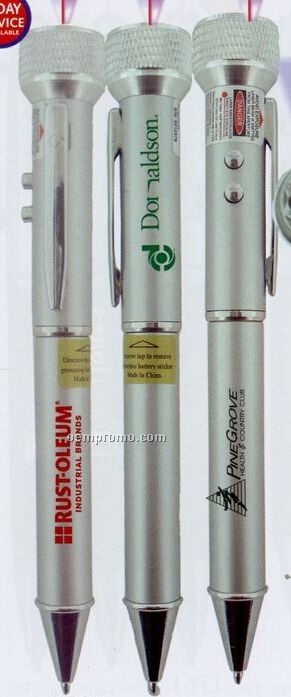 Silver Laser Light Pen W/ Wide Barrel