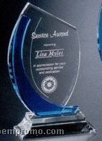 Indigo Gallery Crystal Blue Shadow Award (9")