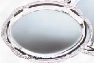 Oval Silver Plated Tray (6 1/2"X9")