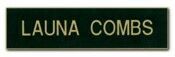 Wall Name Plate - Insert Only (8"X2")