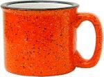 15 Oz. Campfire Mug - Orange With White Interior