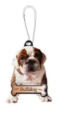 Bulldog Zipper Pull