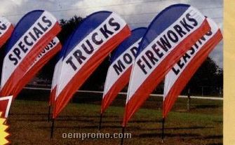 Teardrop Flag Kit - Trucks