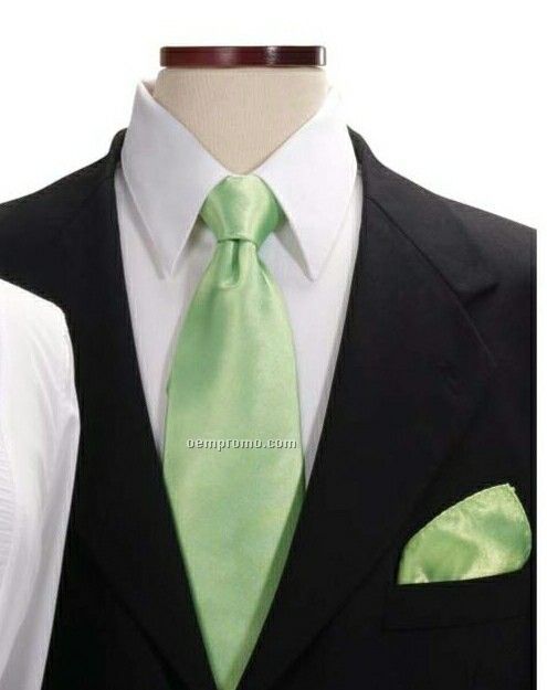 Wolfmark Kelly Green 100% Polyester Pocket Squares