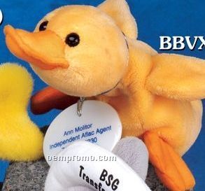 8" Aquatic Beanie Yellow Duck
