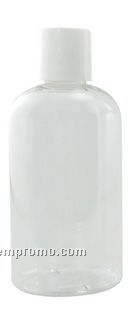 8 Oz. Clear Boston Round Dispensing Bottle (Empty)