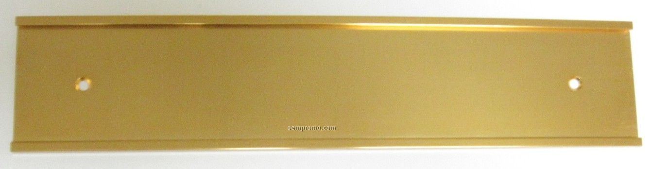 Gold Traditional Wall Name Plate Holder - Holder Only (10")