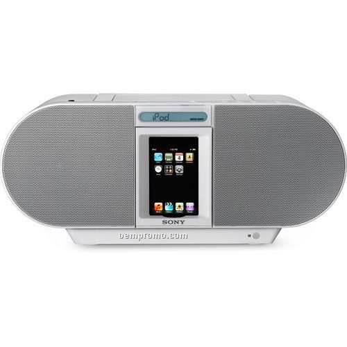 Sony Zss4i Boombox W/CD Player Ipod/Iphone Dock