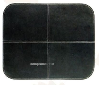 Stone Wash Cowhide Conference Desk Pad