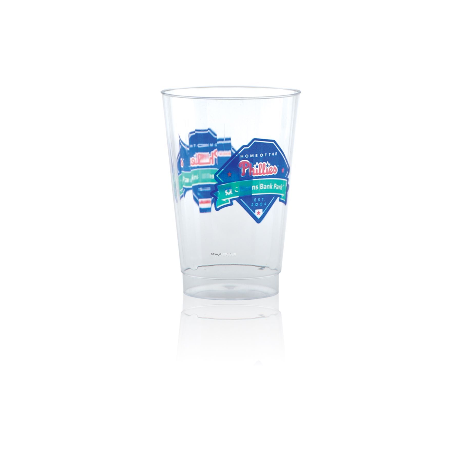 14 Oz. Clear Fluted Plastic Cup