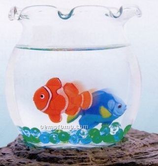 Magic Fish Bowl With Imitation Swimming Fish