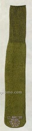 Men's Olive Green Drab Gi Military Tube Socks