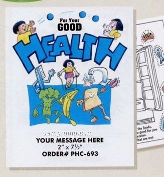 Stock Health Theme - For Your Good Health Coloring Book