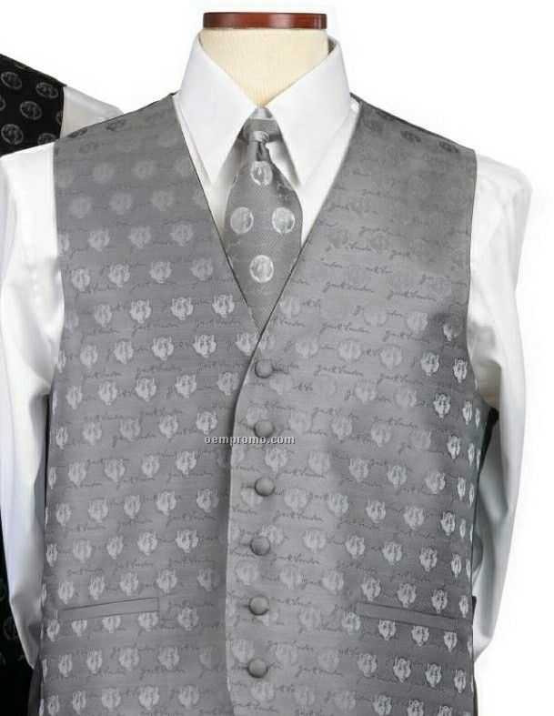 Wolfmark Men's Custom Woven Polyester Vest (S-xl)