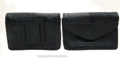 Black Jacob Belt Bag W/ 2 Sections
