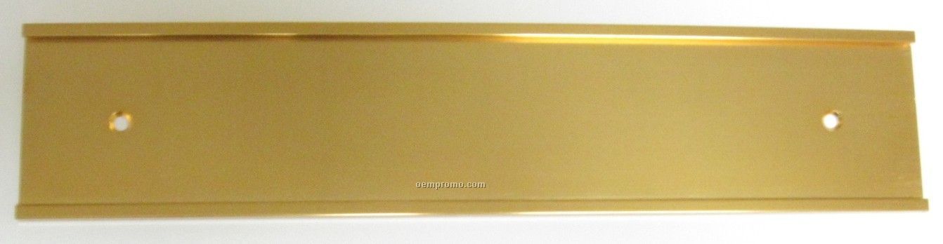 Gold Traditional Wall Name Plate Holder - Holder Only (8")