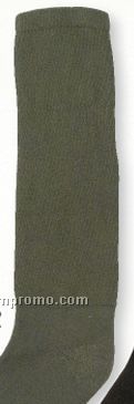 Government Irregular Olive Green Drab Military Cushion Sole Socks