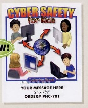 Stock Safety & Prevention Theme - Cyber Safety For Kids Coloring Book