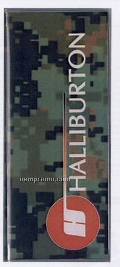 Standard Tally Book With Full Color Imprint - High Tech Camo