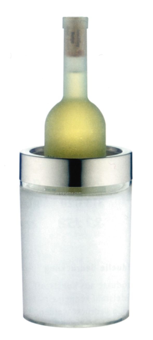 Transparent Crystal Wine Chiller Bucket