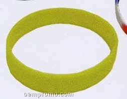 Silicon Wristband Or Bracelet - Neon Yellow