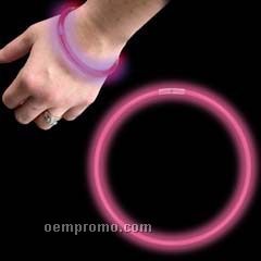 Pink Glow Bracelet (9")